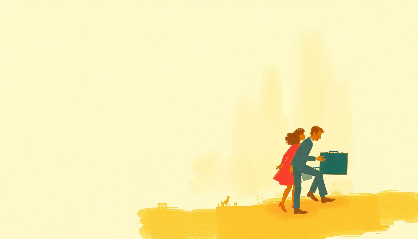 Fan-driven abstract illustration evoking the emotional arc of Whistle While You Work by Disney