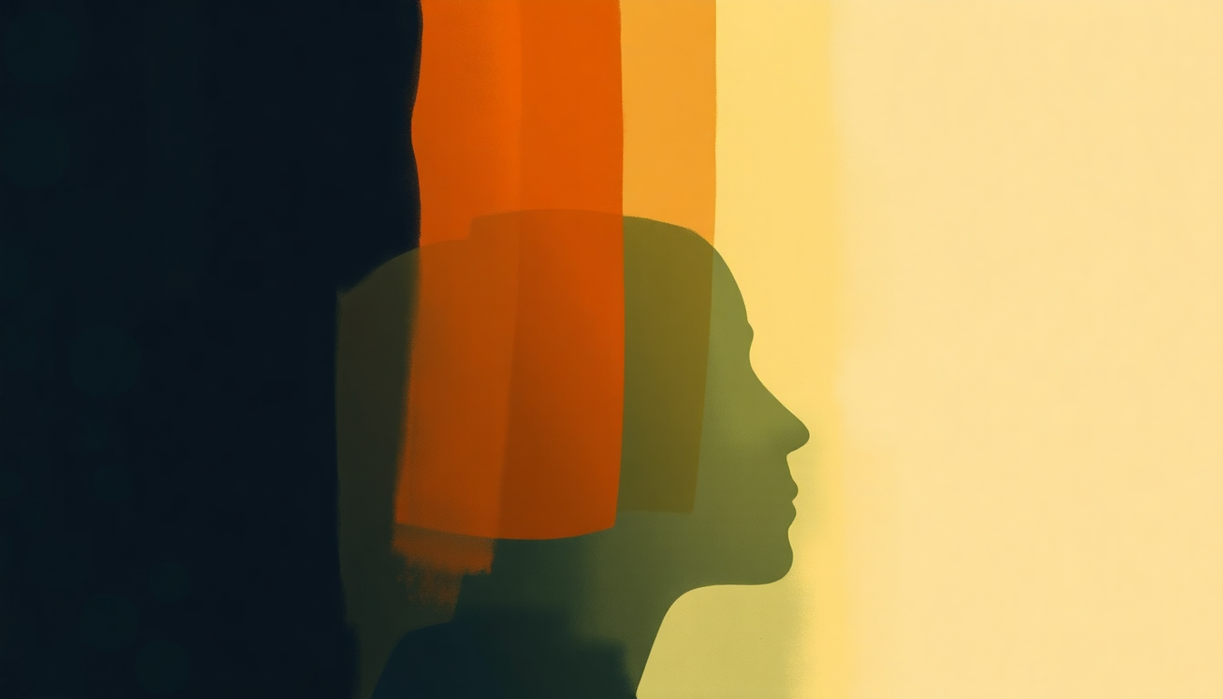 Fan-driven abstract illustration evoking the emotional arc of Who Do We Think We Are by John Legend