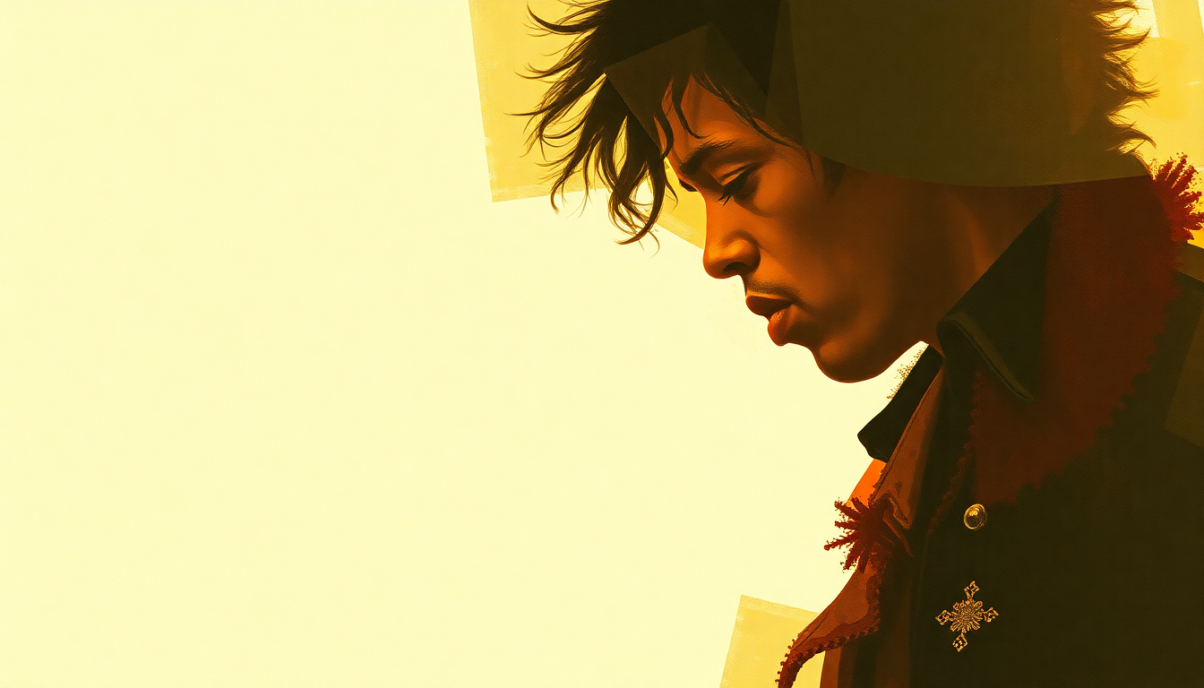 Fan-driven abstract illustration evoking the emotional arc of Who Knows by Jimi Hendrix