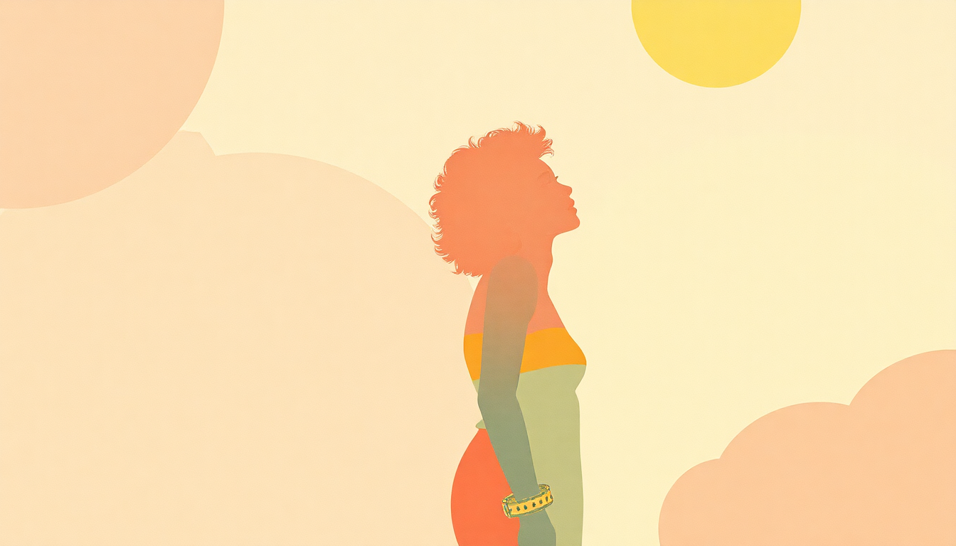 Fan-driven abstract illustration evoking the emotional arc of Who's That Lady by Isley Brothers