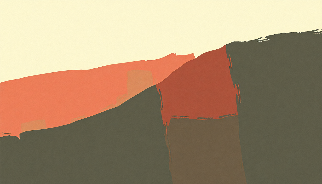 Fan-driven abstract illustration evoking the emotional arc of Who Shot Ya? by The Notorious B.I.G.