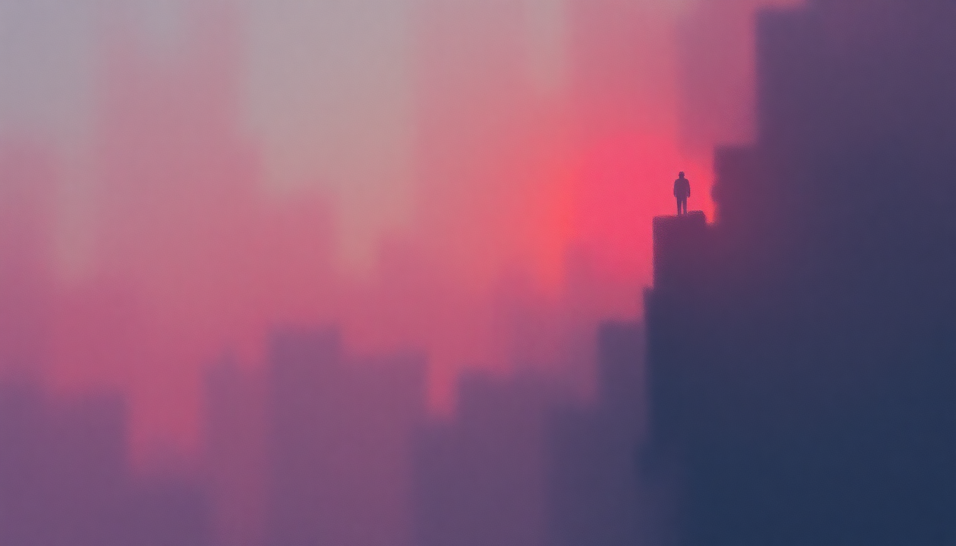 Fan-driven abstract illustration evoking the emotional arc of Whoknows by Musiq Soulchild