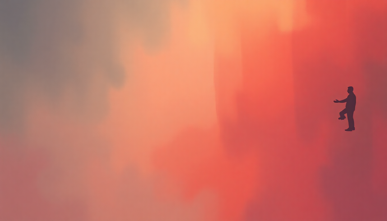 Fan-driven abstract illustration evoking the emotional arc of Why You Follow Me by Eric Benet