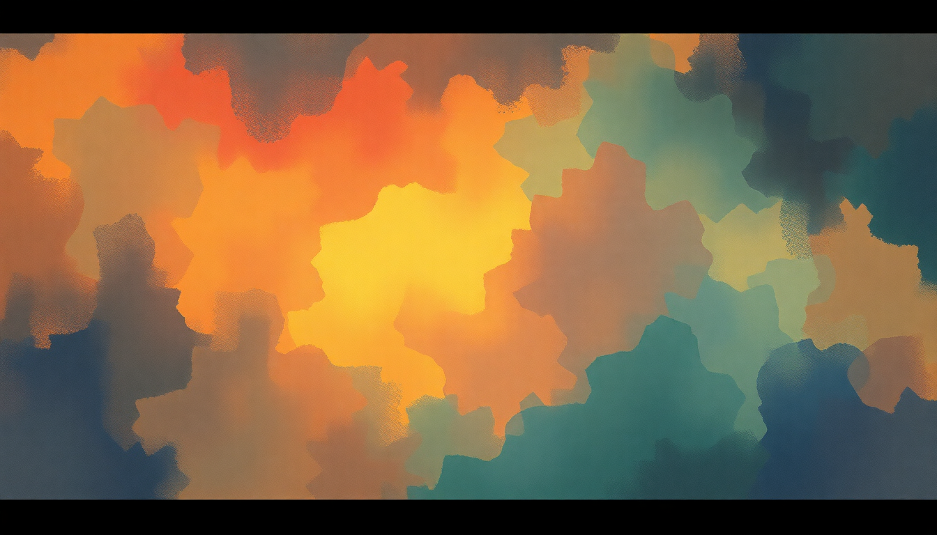 Fan-driven abstract illustration evoking the emotional arc of Wild Night by Van Morrison