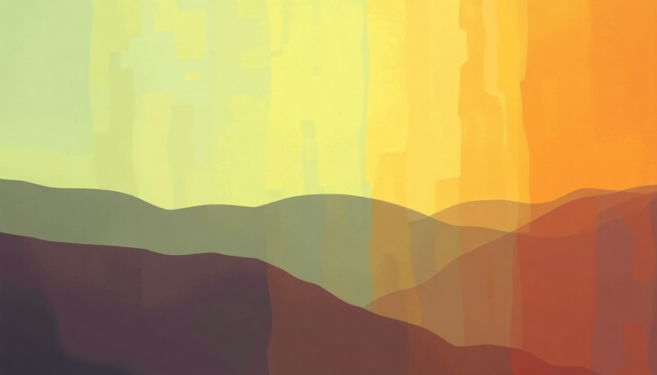 Fan-driven abstract illustration evoking the emotional arc of Willing to Learn by Tower of Power