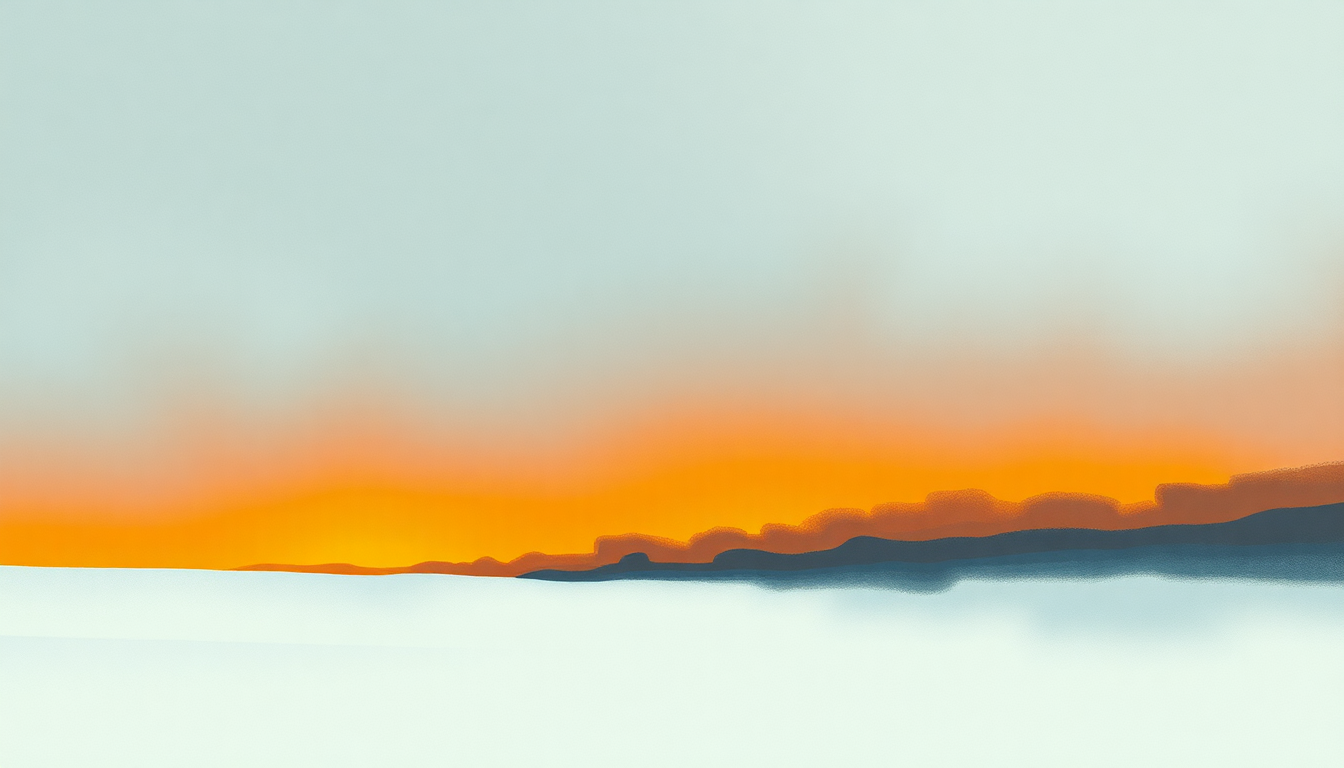 Fan-driven abstract illustration evoking the emotional arc of Winter by Nicolas Jaar