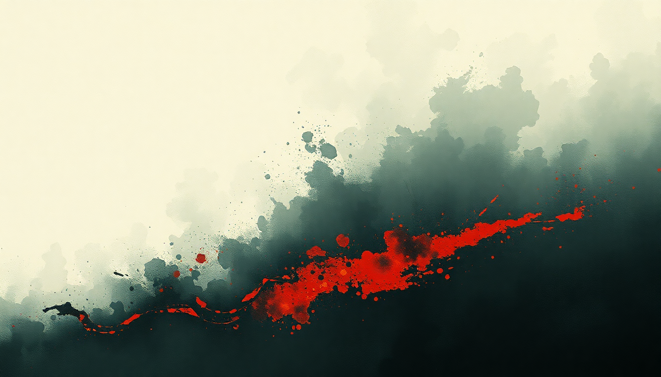 Fan-driven abstract illustration evoking the emotional arc of Wish by Nine Inch Nails