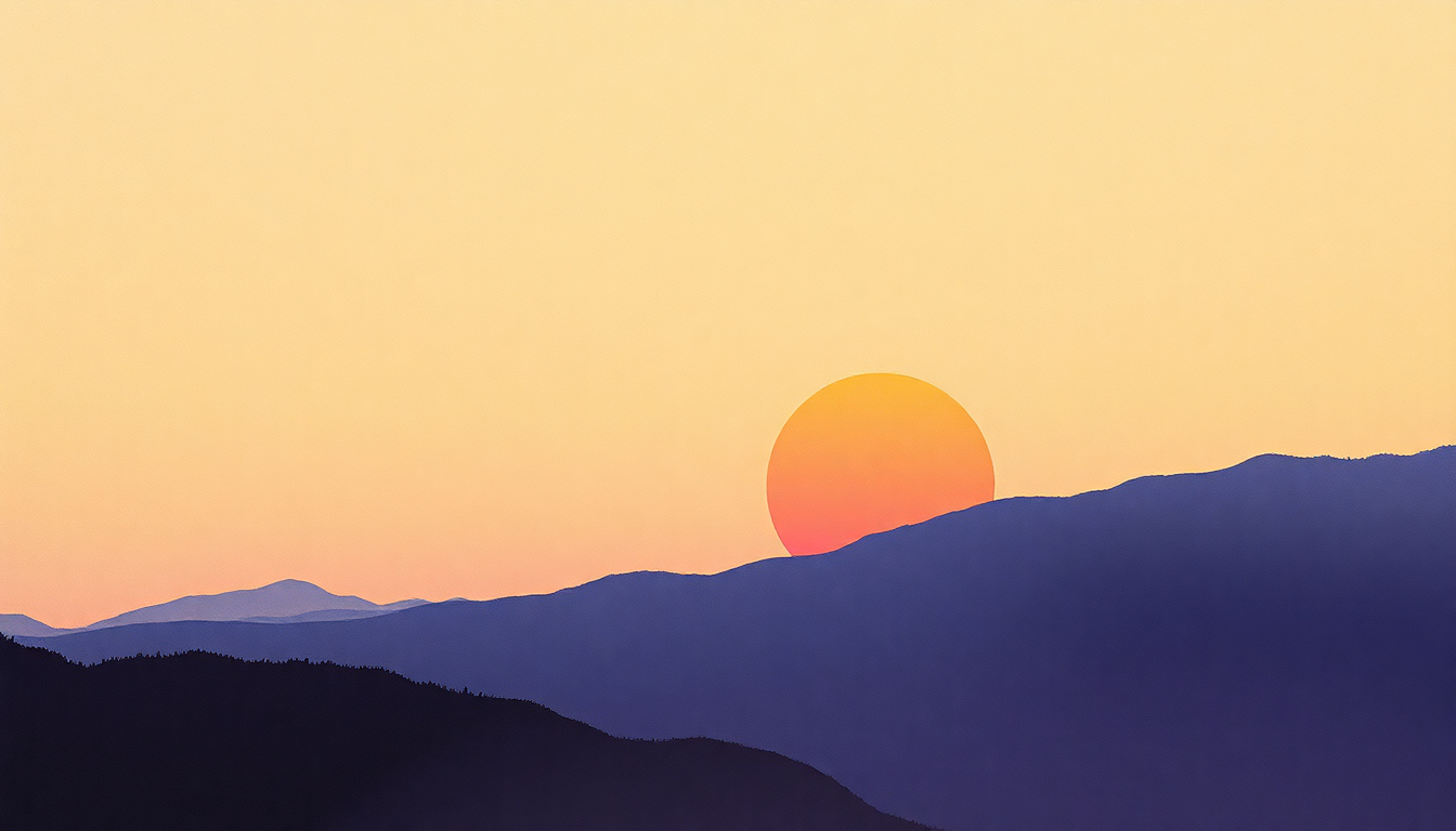 Fan-driven abstract illustration evoking the emotional arc of Woman from Tokyo by Deep Purple