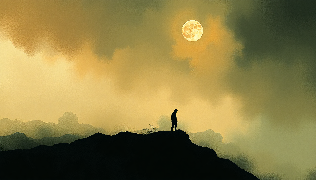 Fan-driven abstract illustration evoking the emotional arc of Worthless Animal by Deafheaven