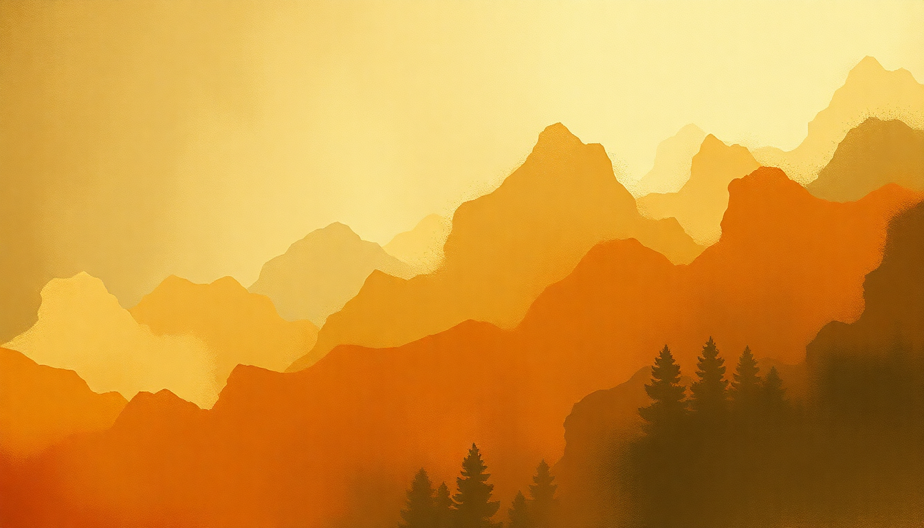 Fan-driven abstract illustration evoking the emotional arc of Worthy Is the Lamb by George Frideric Handel