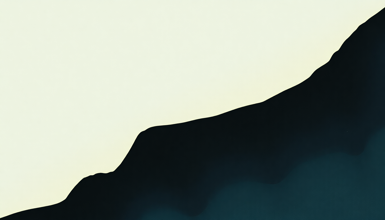 Fan-driven abstract illustration evoking the emotional arc of Wrong Side by Codeine