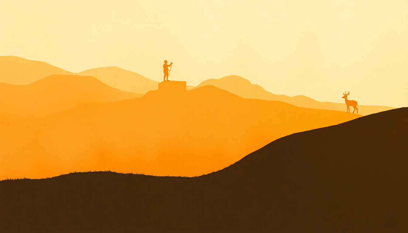 Fan-driven abstract illustration evoking the emotional arc of Wuli Wuli by Oumou Sangare