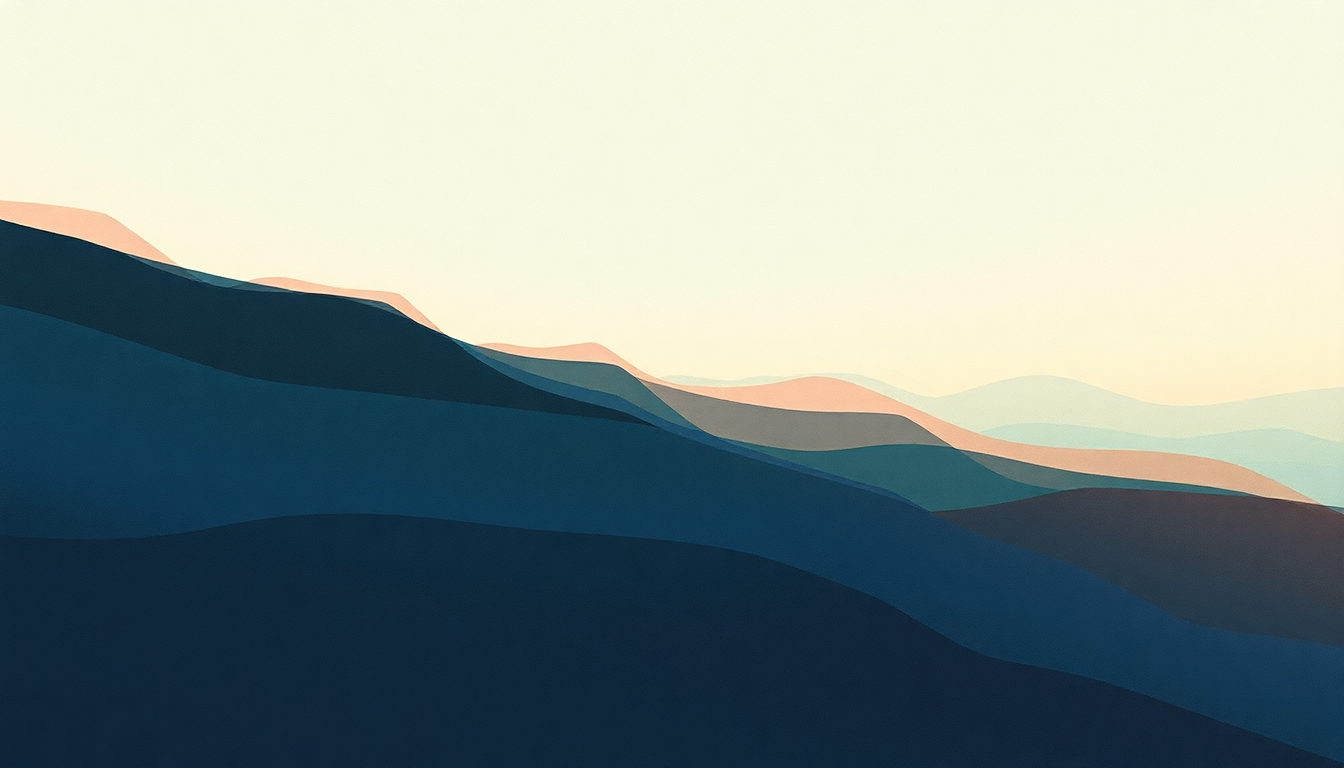 Fan-driven abstract illustration evoking the emotional arc of Yage by Future Sound of London