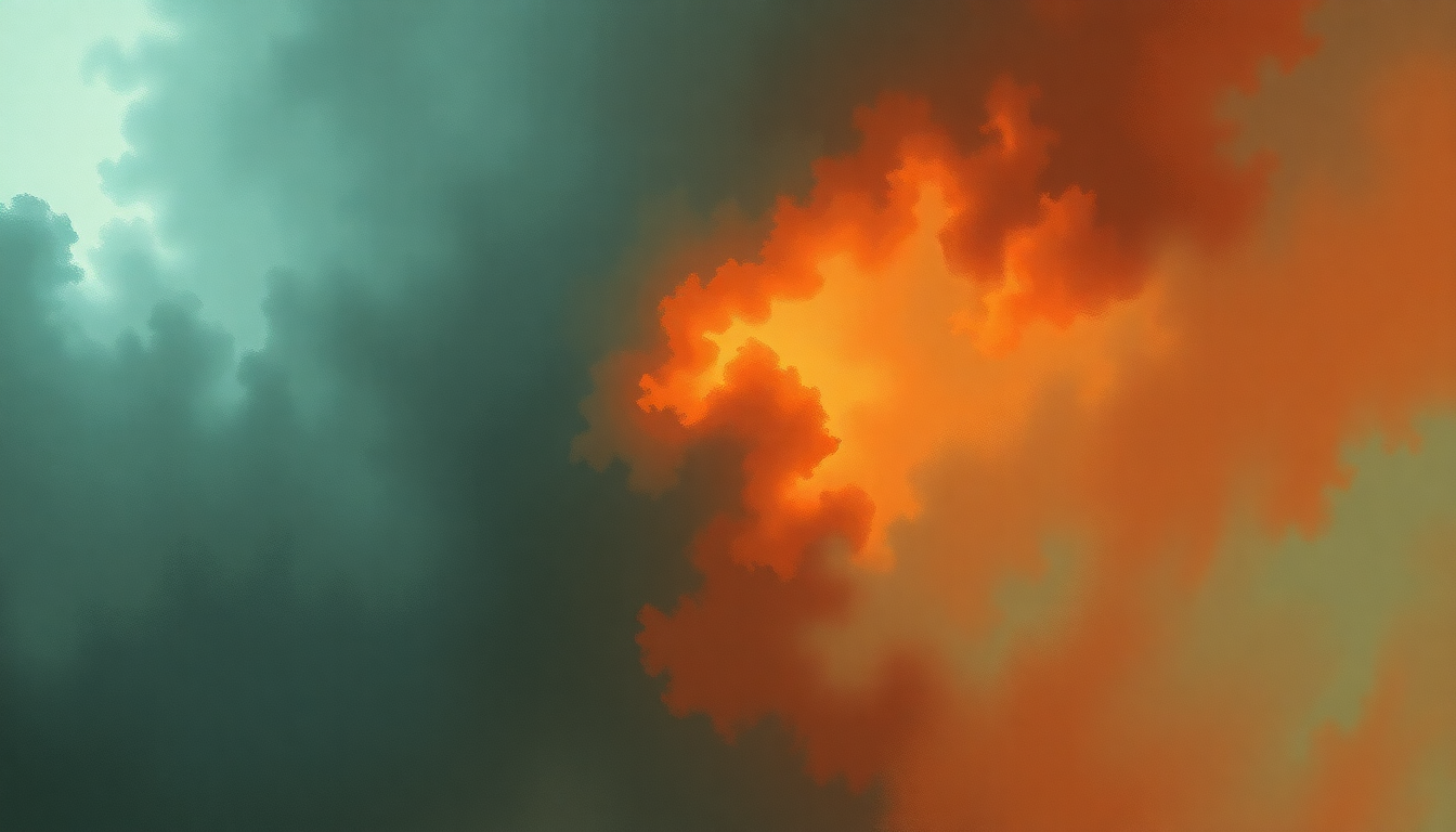 Fan-driven abstract illustration evoking the emotional arc of Yah Yah by Eminem