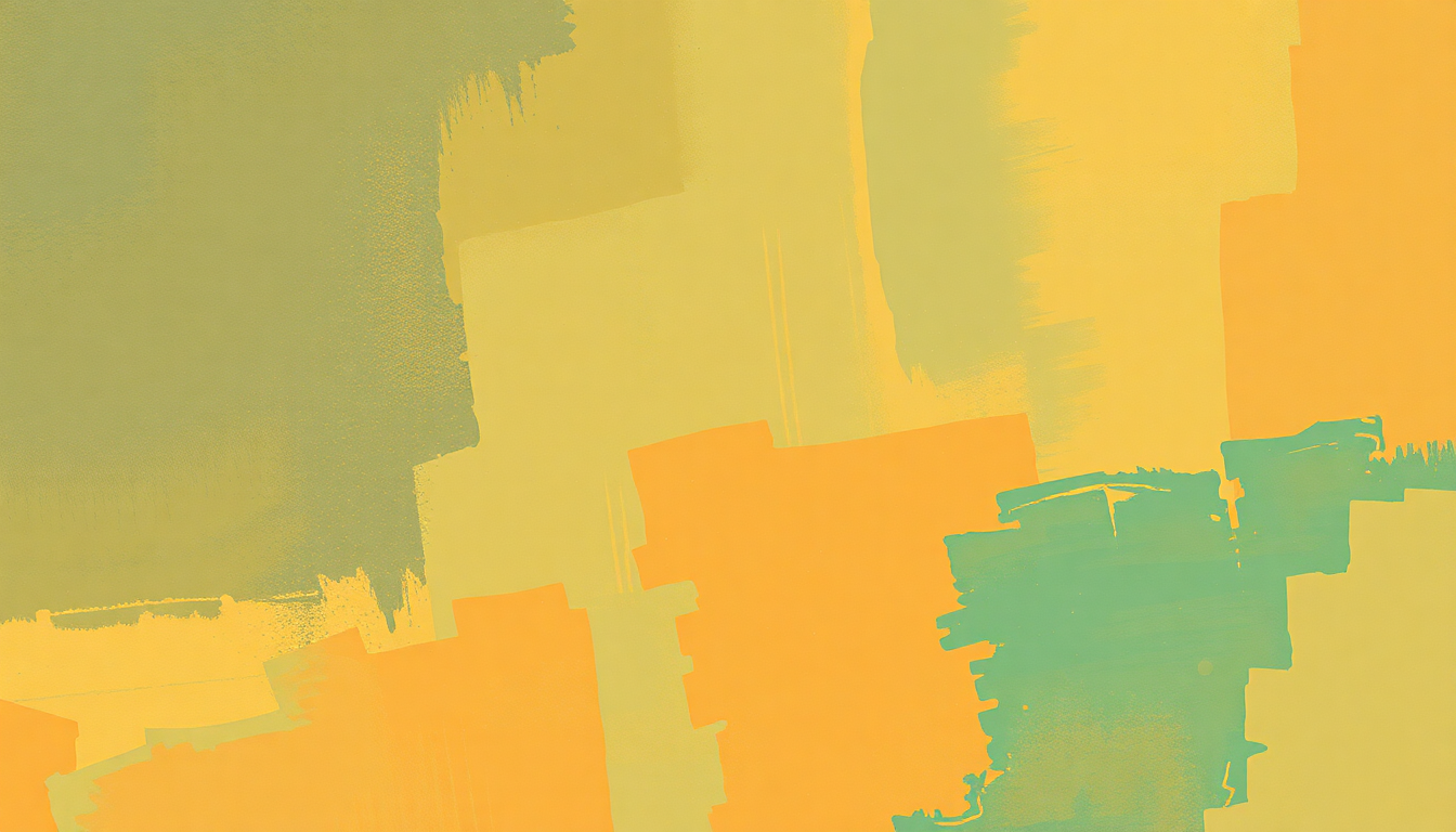 Fan-driven abstract illustration evoking the emotional arc of Yakety Yak by The Coasters