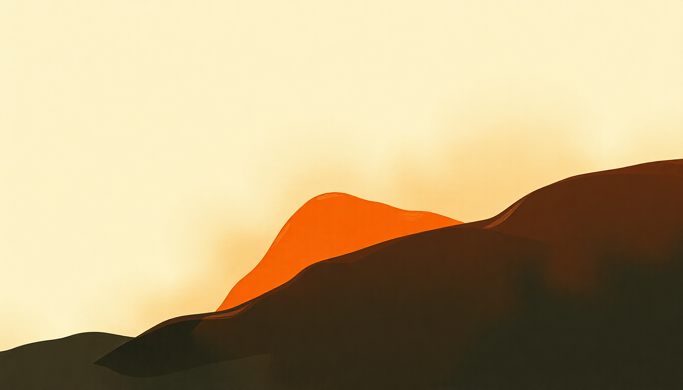 Fan-driven abstract illustration evoking the emotional arc of Yamore by Salif Keita