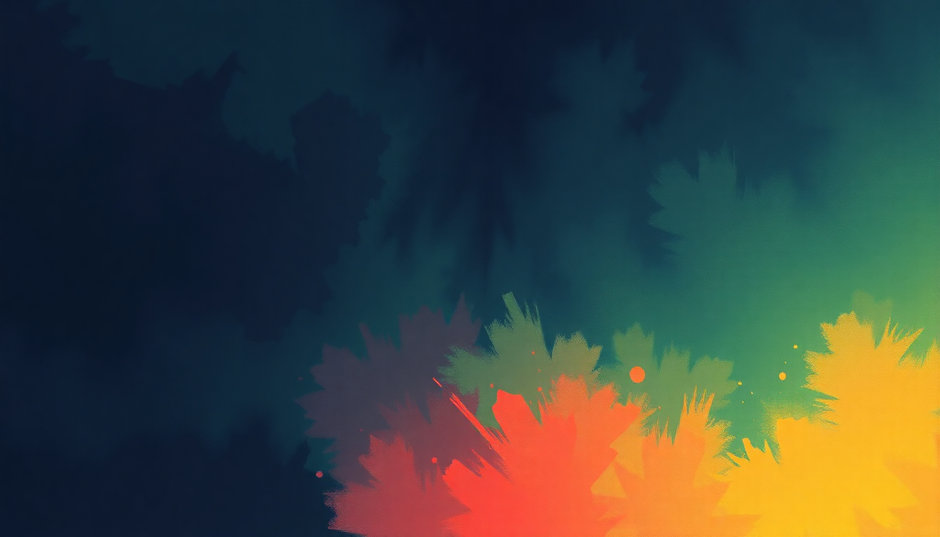 Fan-driven abstract illustration evoking the emotional arc of Year One by X