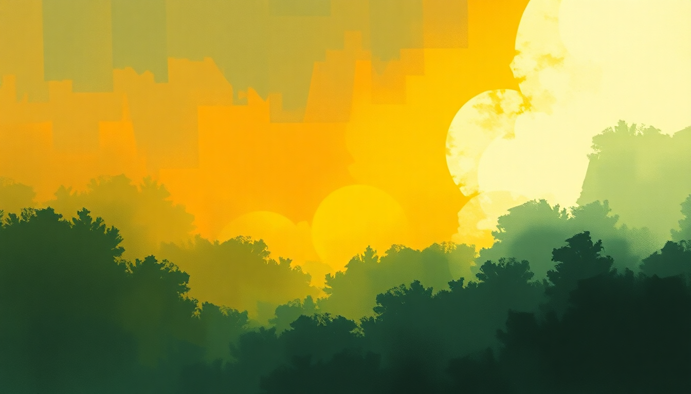 Fan-driven abstract illustration evoking the emotional arc of Yellow Flicker Beat by Lorde