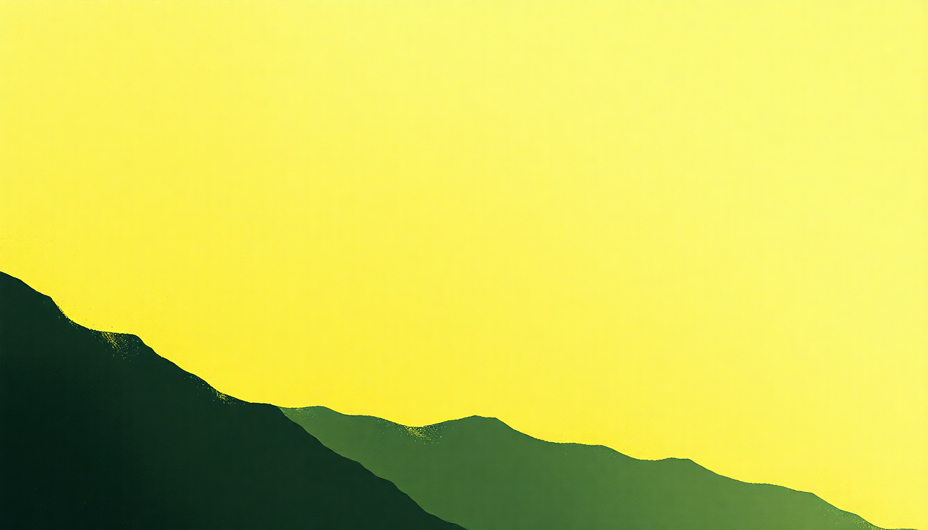 Fan-driven abstract illustration evoking the emotional arc of Yellow Ledbetter by Pearl Jam