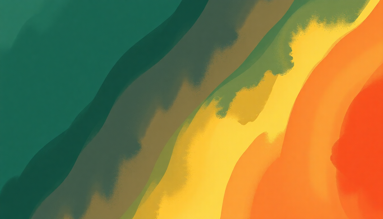 Fan-driven abstract illustration evoking the emotional arc of Yimechhal Doro by Mahmoud Ahmed