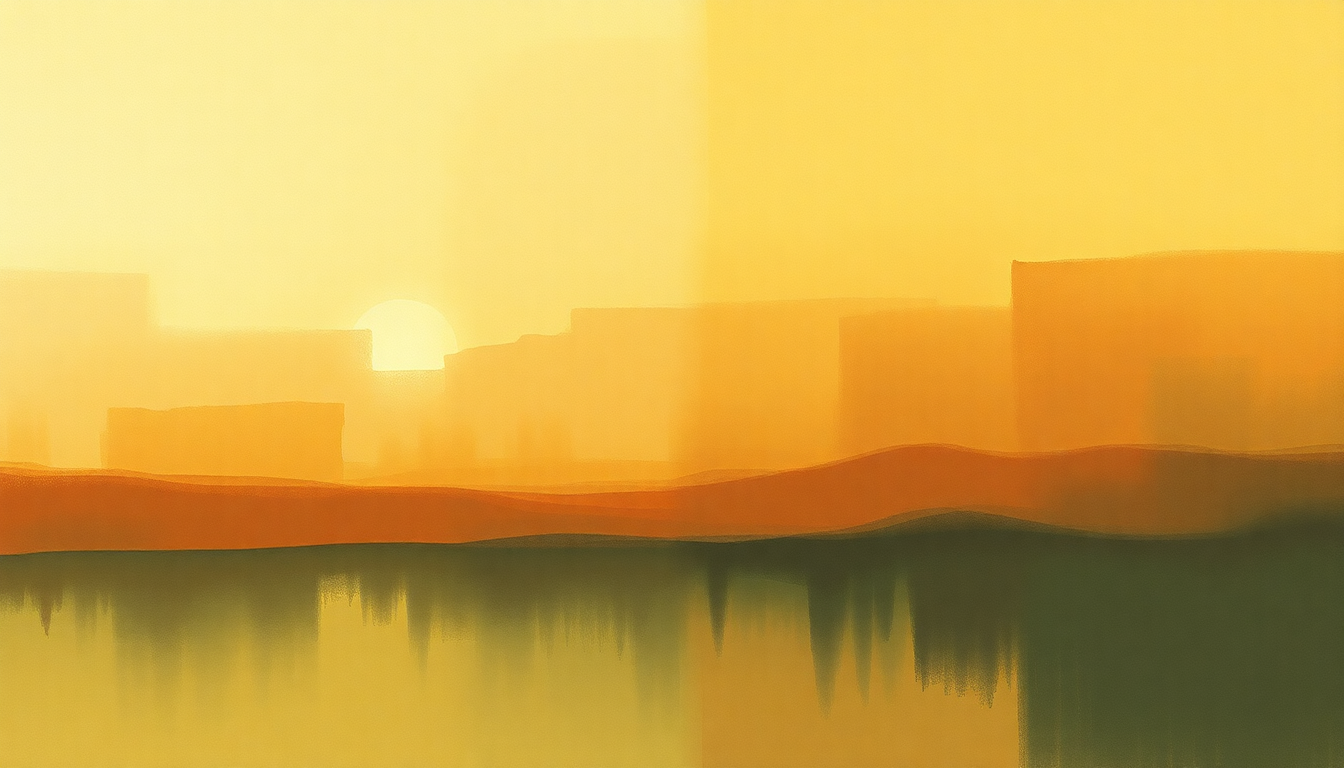 Fan-driven abstract illustration evoking the emotional arc of You Ain't Goin' Nowhere by The Byrds