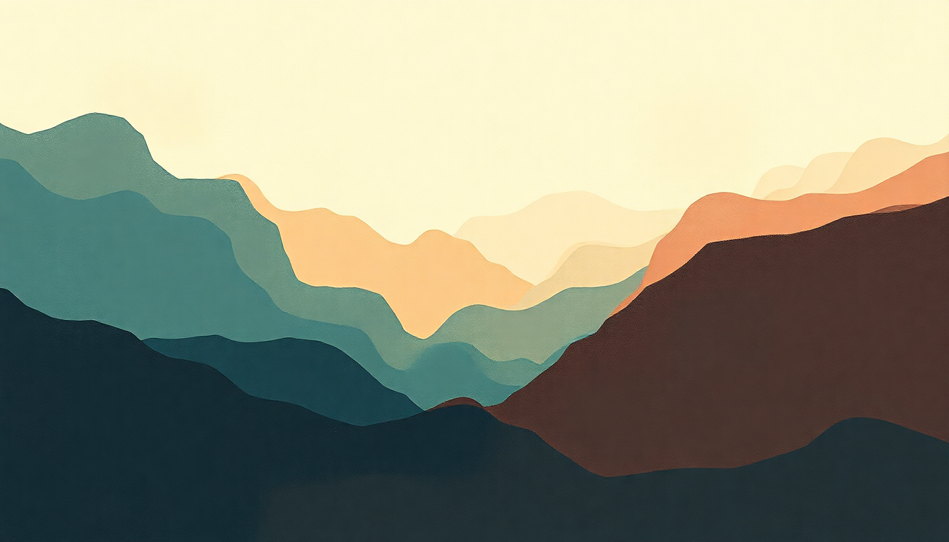 Fan-driven abstract illustration evoking the emotional arc of You Have to Go to Sleep by Mineral