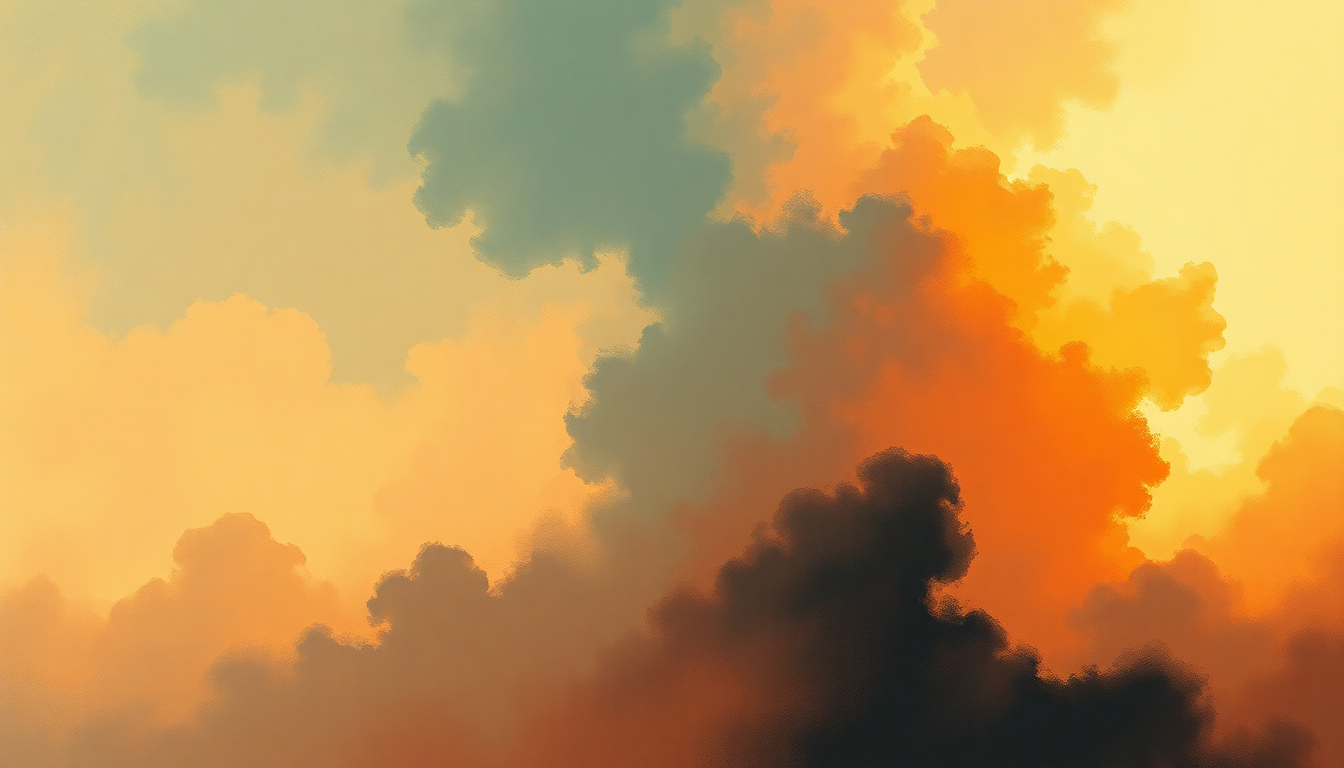 Fan-driven abstract illustration evoking the emotional arc of You Haven't Done Nothin' by Stevie Wonder